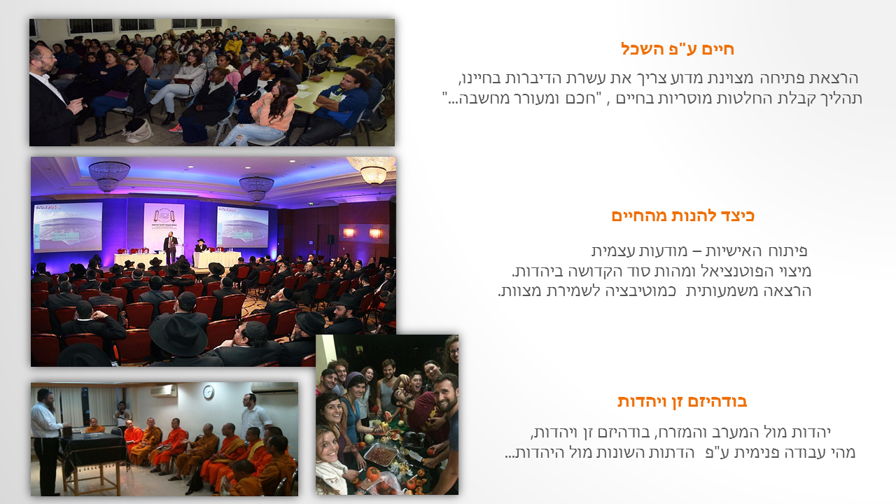 הרצאות וכנסים